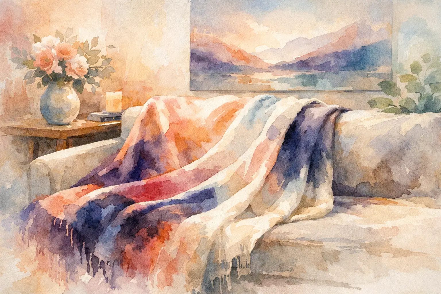 Art Printed Blankets That Feel Like Decor