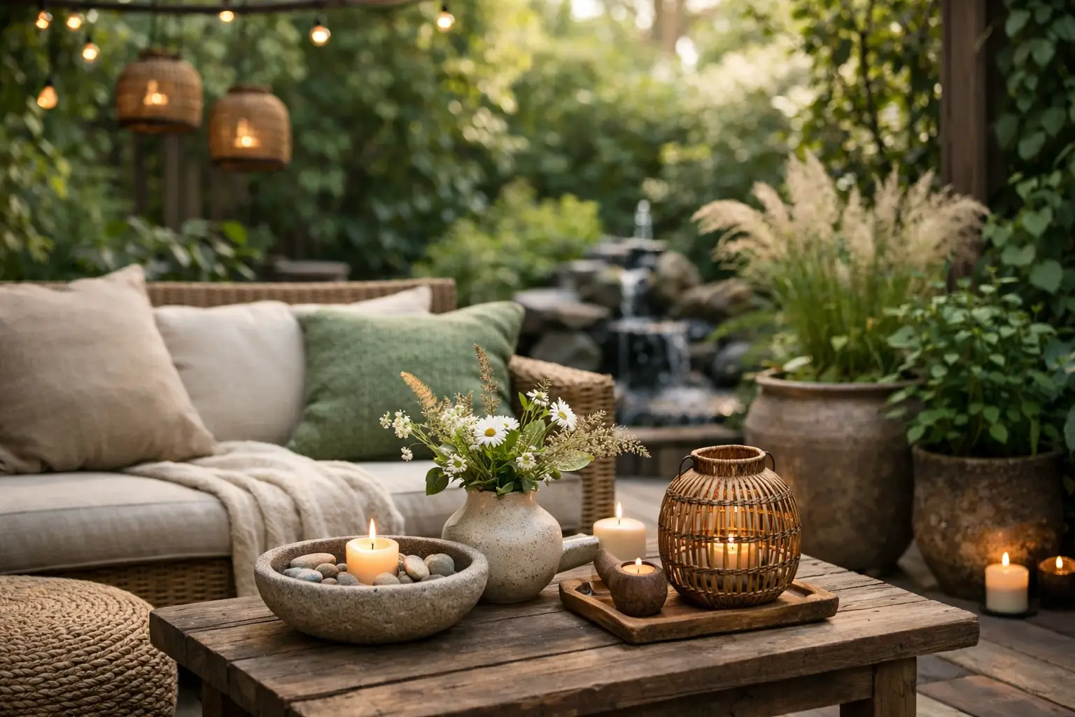 Nature Inspired Patio Decor That Feels Personal