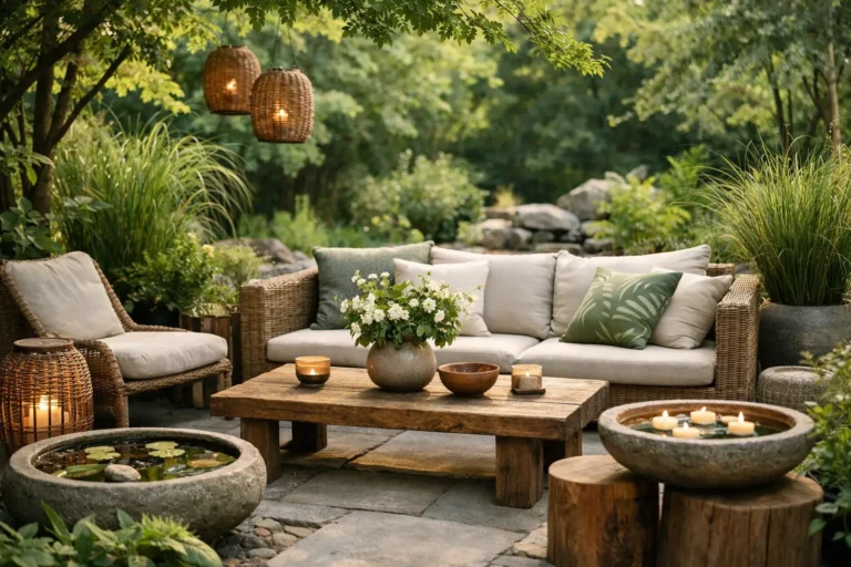 Nature Inspired Patio Styling That Feels Alive