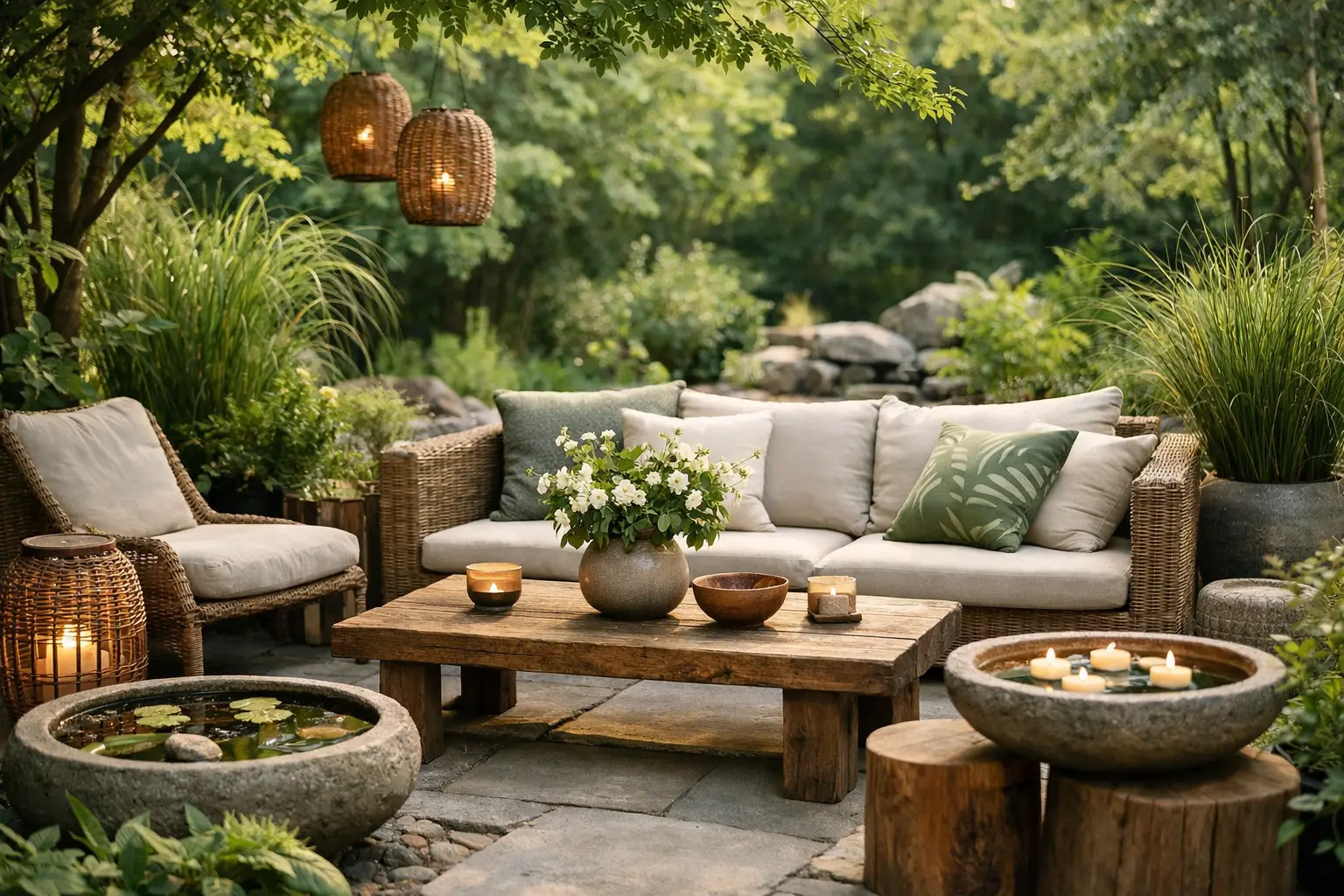 Nature Inspired Patio Styling That Feels Alive