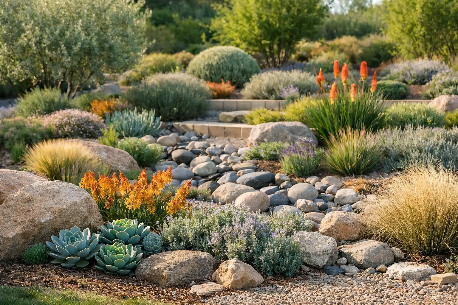 A Drought Resistant Garden Case Study in Layers