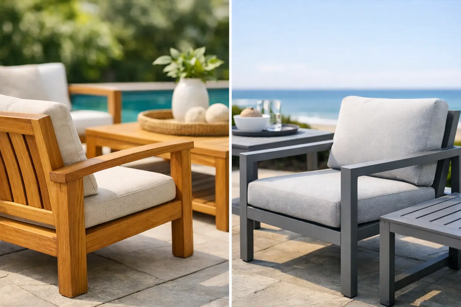 Teak Versus Aluminum Furniture: Which Fits?